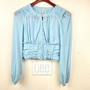 NWT Anthropologie Womens Top Sz S Romantic Victorian Fairy Delicate Feminine